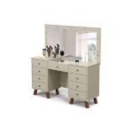 Penteadeira Com Espelho Eloa Off White