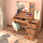 Penteadeira Com Espelho Sume Marrom - Imagem 4