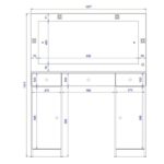 Penteadeira Demobile Carisma - Imagem 8