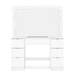 Penteadeira França Com Espelho Branco - Imagem 7