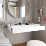 Penteadeira Suspensa Gavetão Branco - Panorama Móveis - Imagem 5