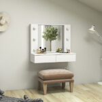 Prateleira Penteadeira 78,4x37,5x90cm Branca Arujá Politono - Imagem 12