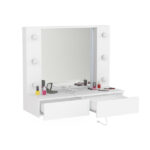 Prateleira Penteadeira 78,4x37,5x90cm Branca Arujá Politono - Imagem 3