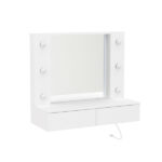 Prateleira Penteadeira 78,4x37,5x90cm Branca Arujá Politono - Imagem 4