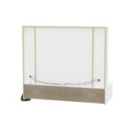 Prateleira Penteadeira 78,4x37,5x90cm Branca Arujá Politono - Imagem 9