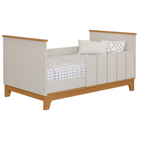 Quarto De Bebê Com Cômoda Berço E Colchão Liza Permobili - Imagem 3