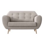 Sofá 2 Lugares Beegees Linho Cru