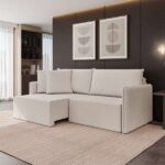 Sofá 2 Lugares Retrátil E Reclinável Malta Linho Cru 160 Cm - Imagem 5