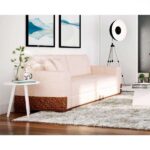 Sofá 3 Lugares Bretanha Linho Creme Ii - Imagem 4