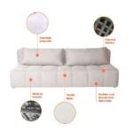 Sofá 3 Lugares Modular Soho Linho Cru - Imagem 5