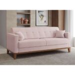 Sofá 3 Lugares Narvik Linho Cru - Imagem 3