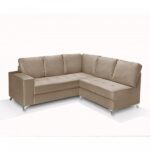 Sofá De Canto 5 Lugares Espuma D-28 Bege - Imagem 4