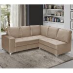 Sofá De Canto 5 Lugares Espuma D-28 Bege